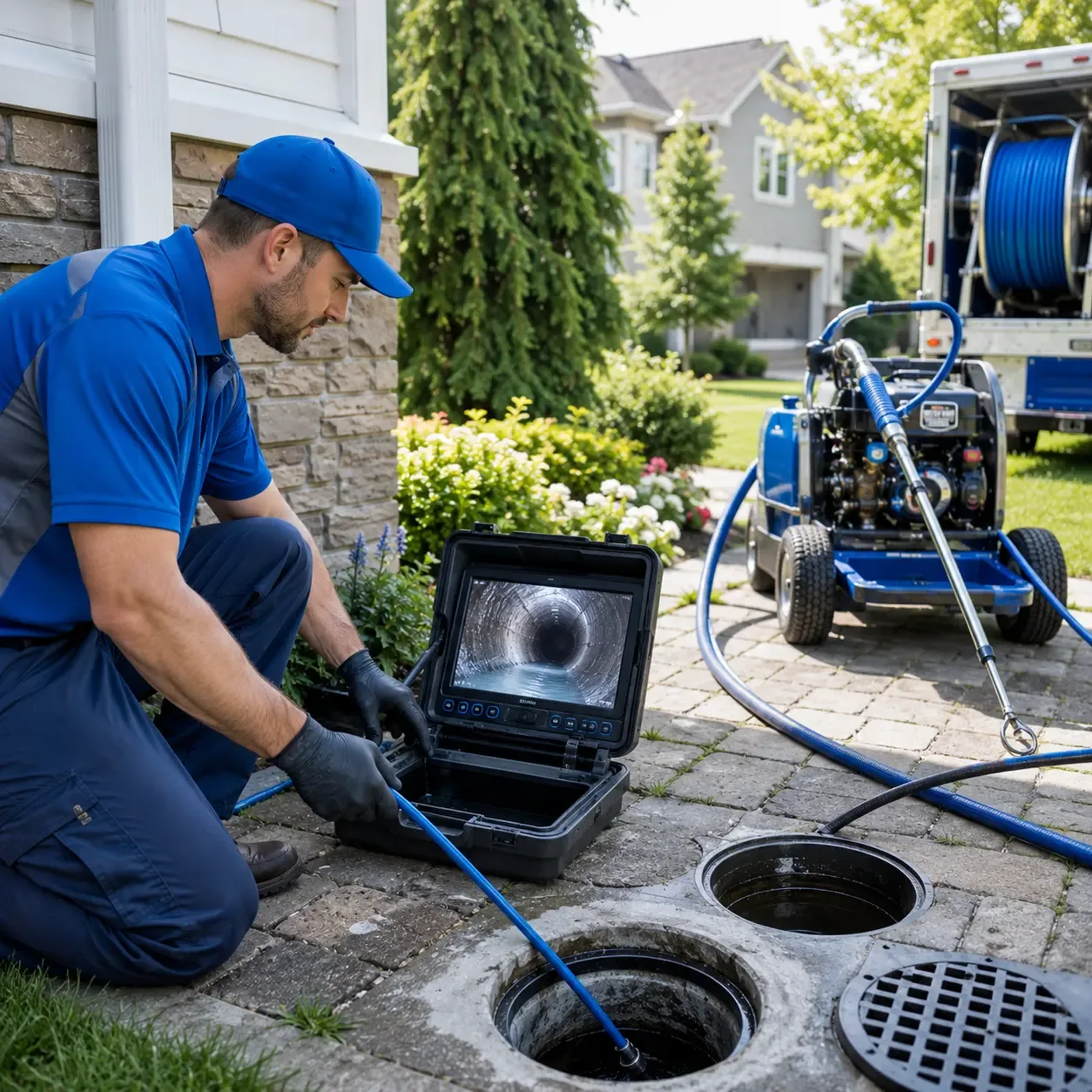 Outdoor drain cleaning professionals serving Little Birch, WV