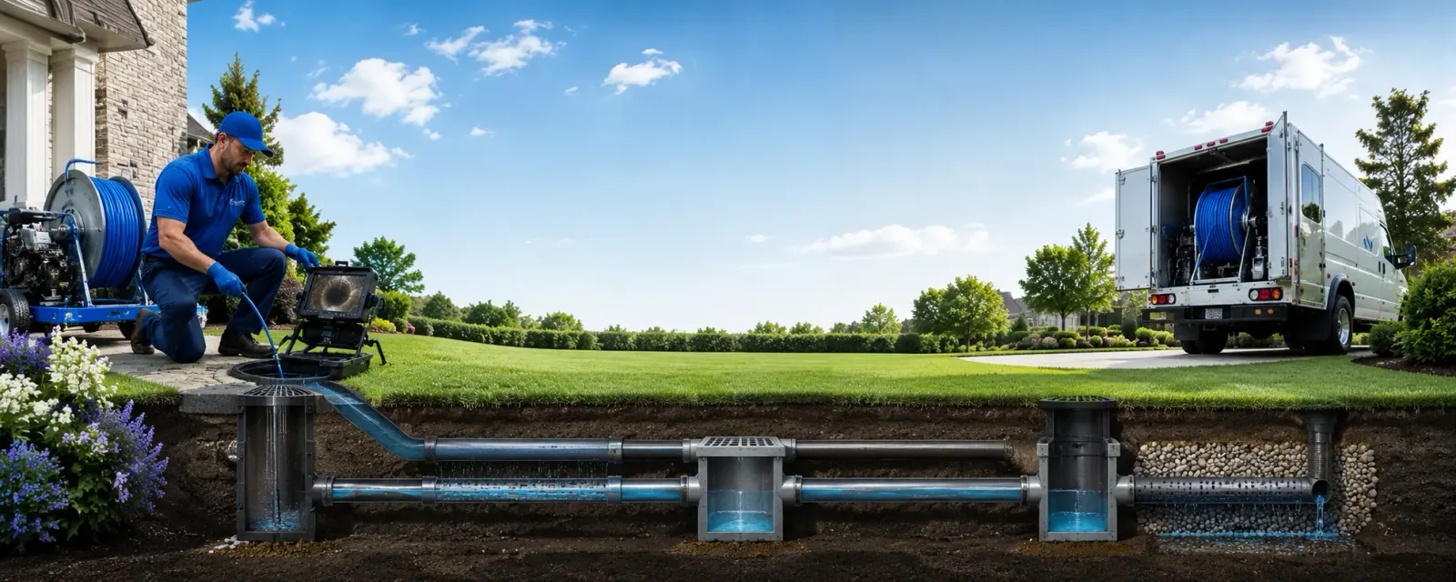 Outdoor drain cleaning information for Little Birch, WV